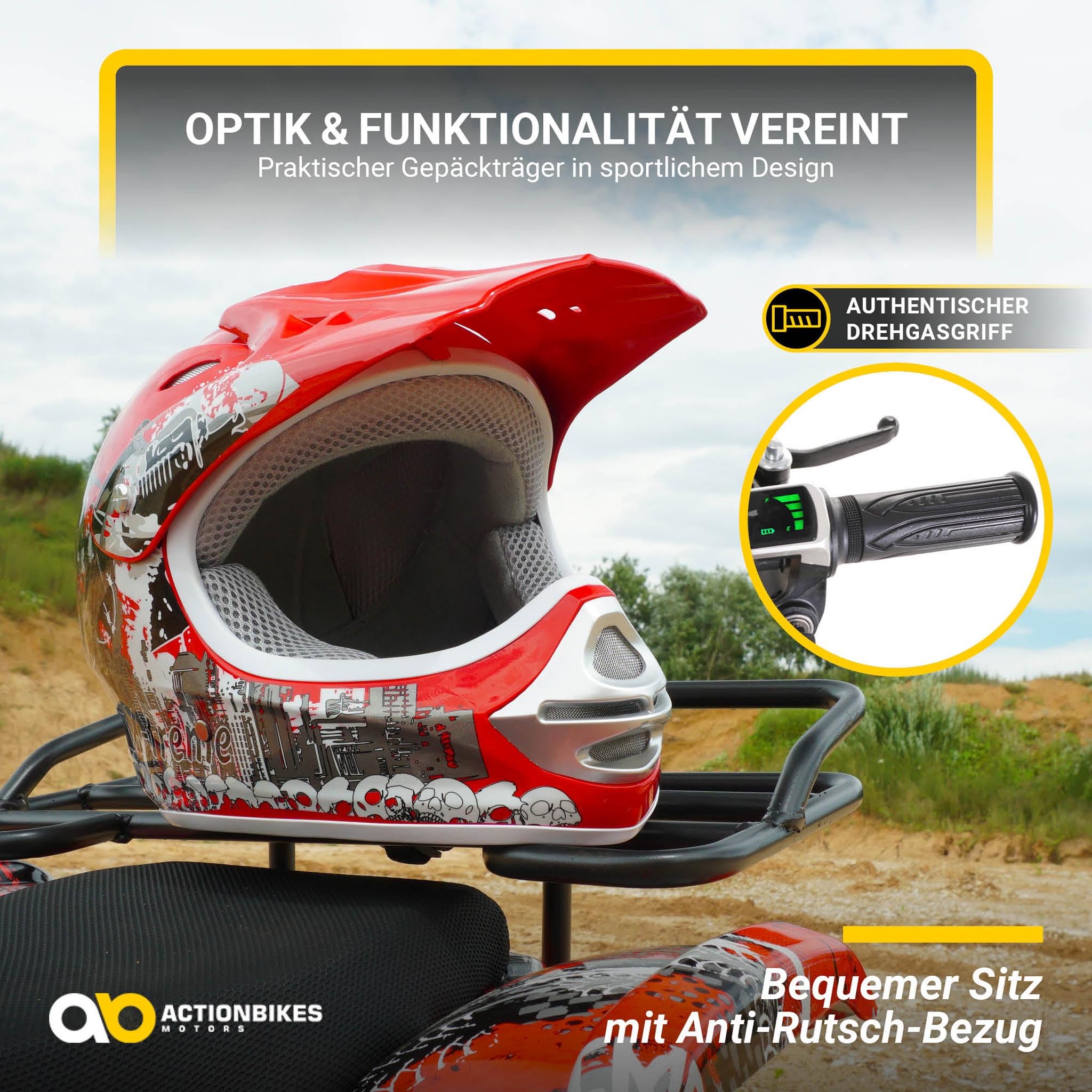 actionbikes-torino-kinderquad-elektro-1000w-schwarz image 4