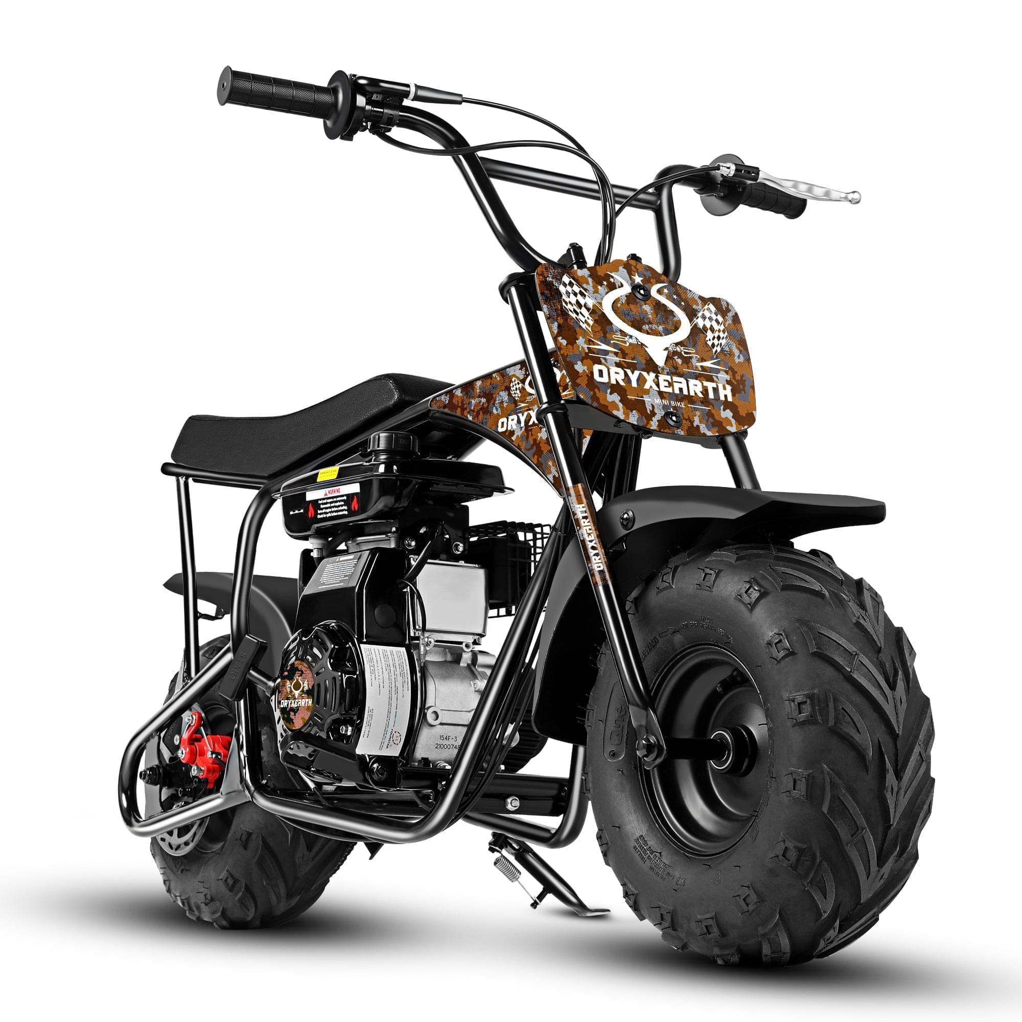 oryxearth-gas-mini-bike-105cc-benzin-rot-basic image 3