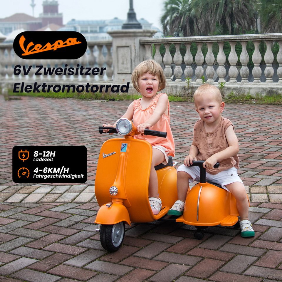oryxearth-ride-on-toys-elektro-kindermotorrad-orange-2-sitzer image 5