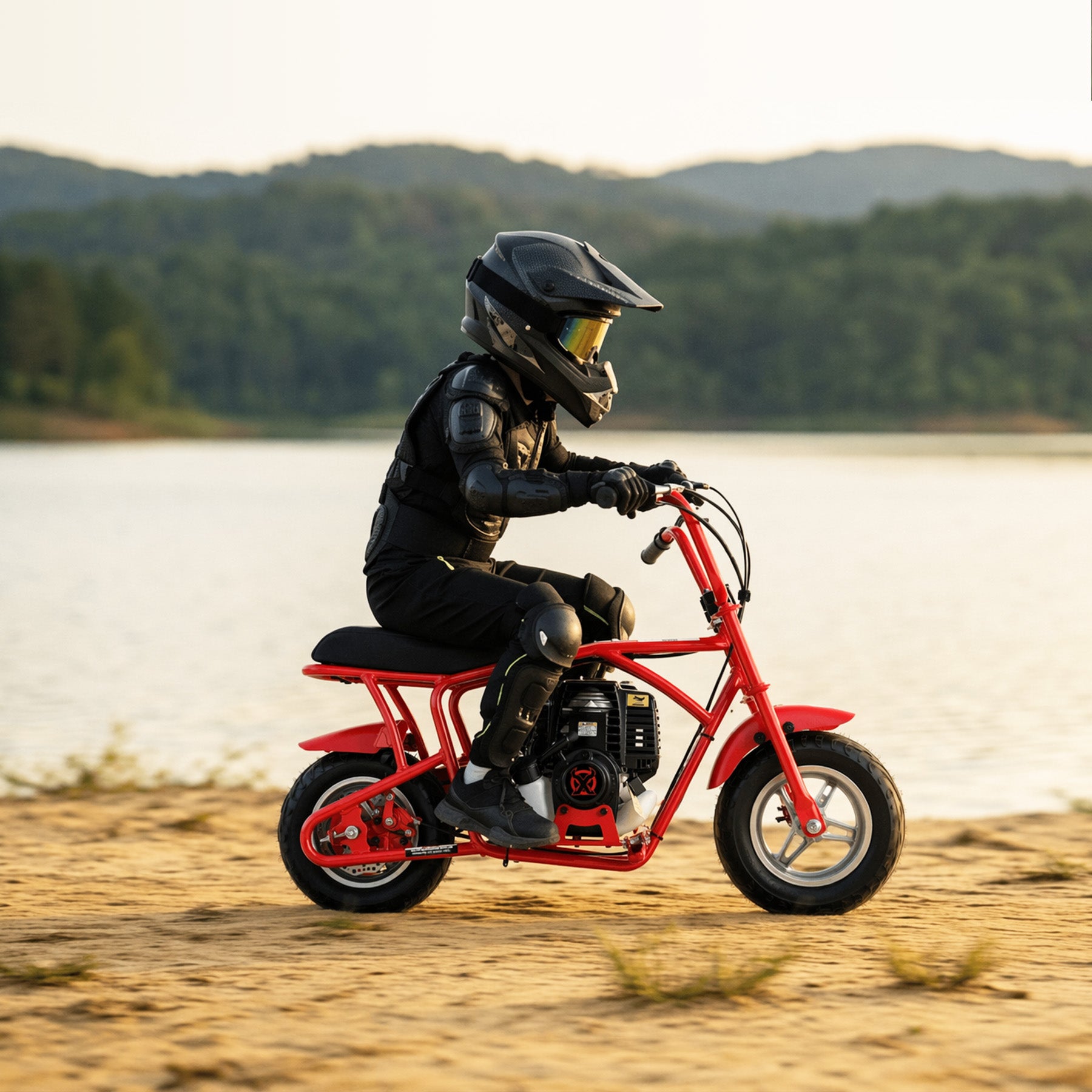 oryxearth-gas-mini-bike-brm40-1-minibike-40ccm-rot-kinder image 4