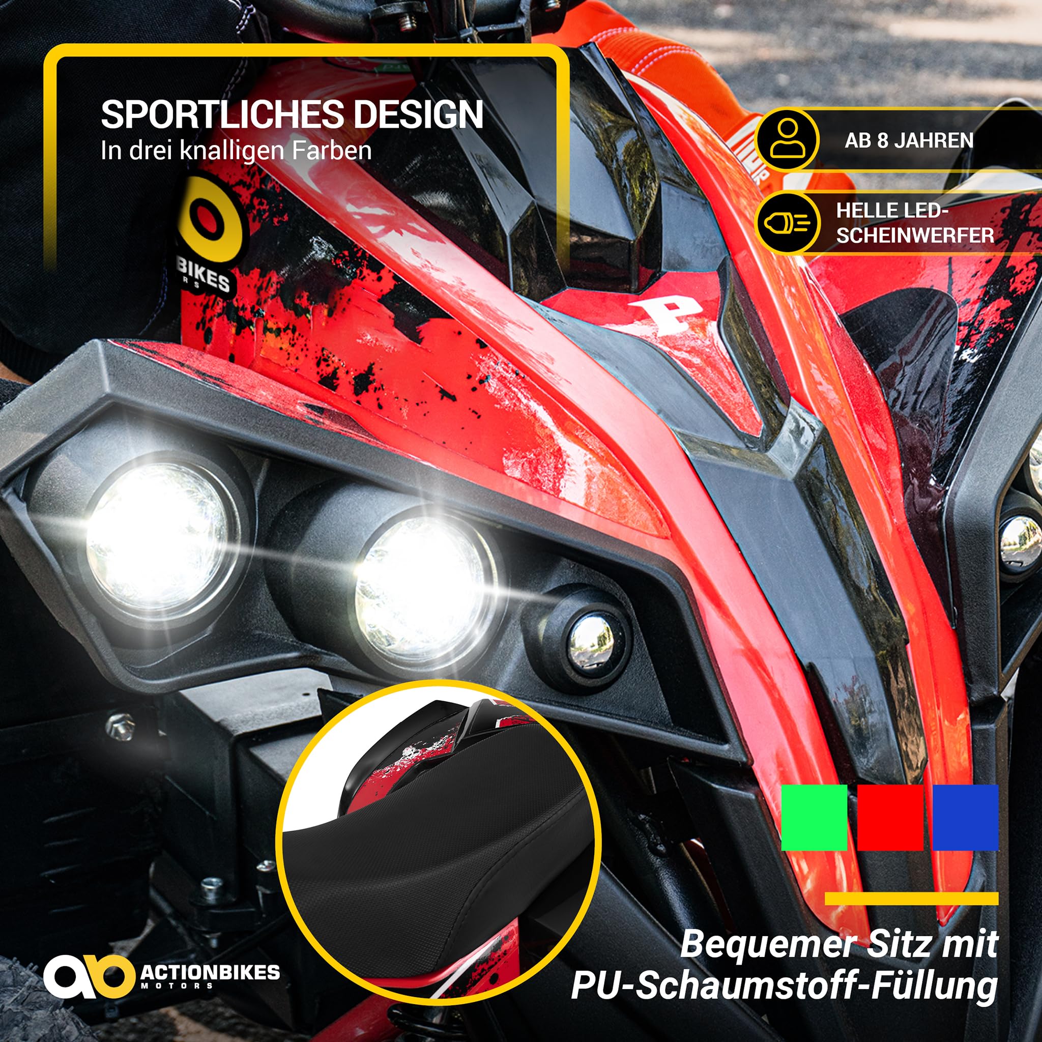 actionbikes-reneblade-kinderquad-elektro-1000w-schwarz-rot image 8