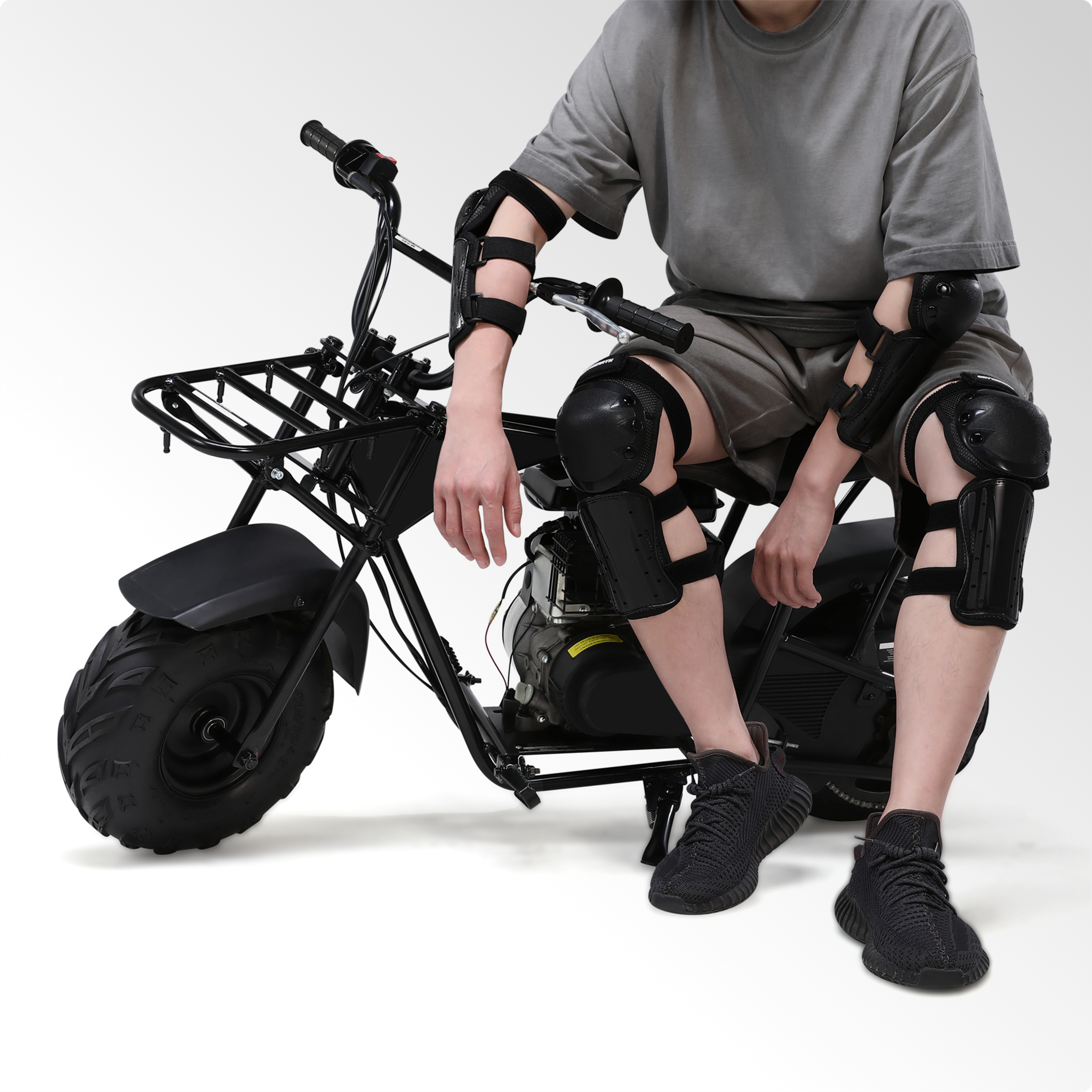oryxearth-knie-ellbogenschoner-set-kinder-schwarz-4-tlg image 3