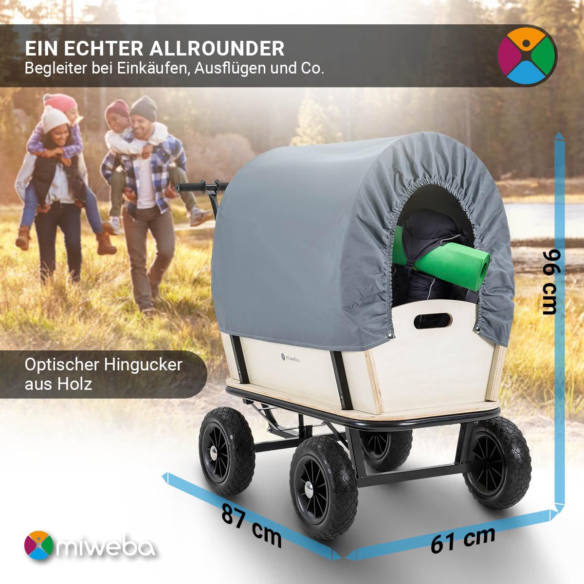 miweba-canvas-bollerwagen-mit-dach-180-kg-holz image 6