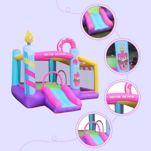 oryxearth-bouncy-castle-h-pfburg-mit-gebl-se-290-cm-f-r-3-kinder image 3