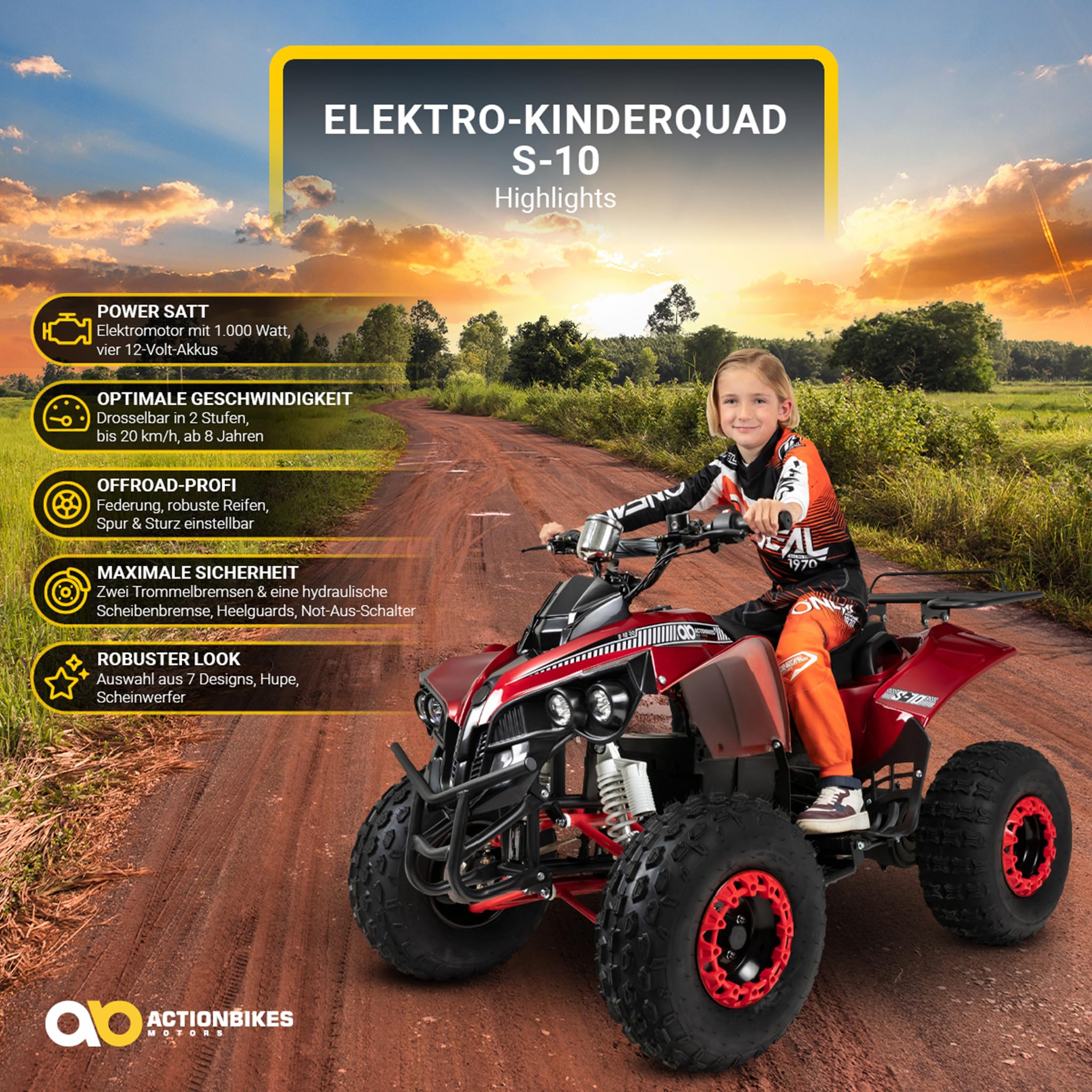 actionbikes-s-10-kinderquad-elektro-1000w-rot-20-km-h image 2