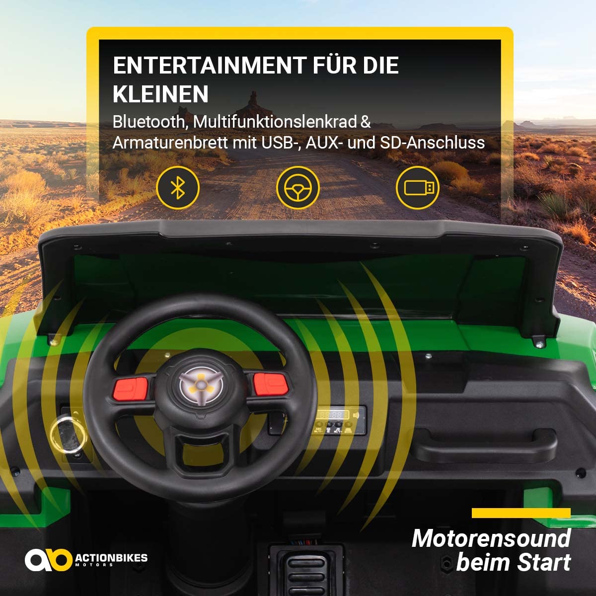 actionbikes-utv-a730-kinderauto-elektro-2-sitzer-gr-n image 4