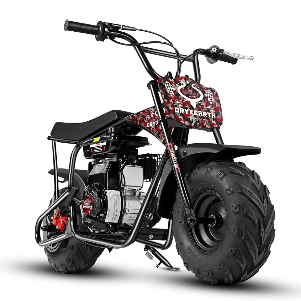 oryxearth-gas-mini-bike-105cc-benzin-rot-basic image 1