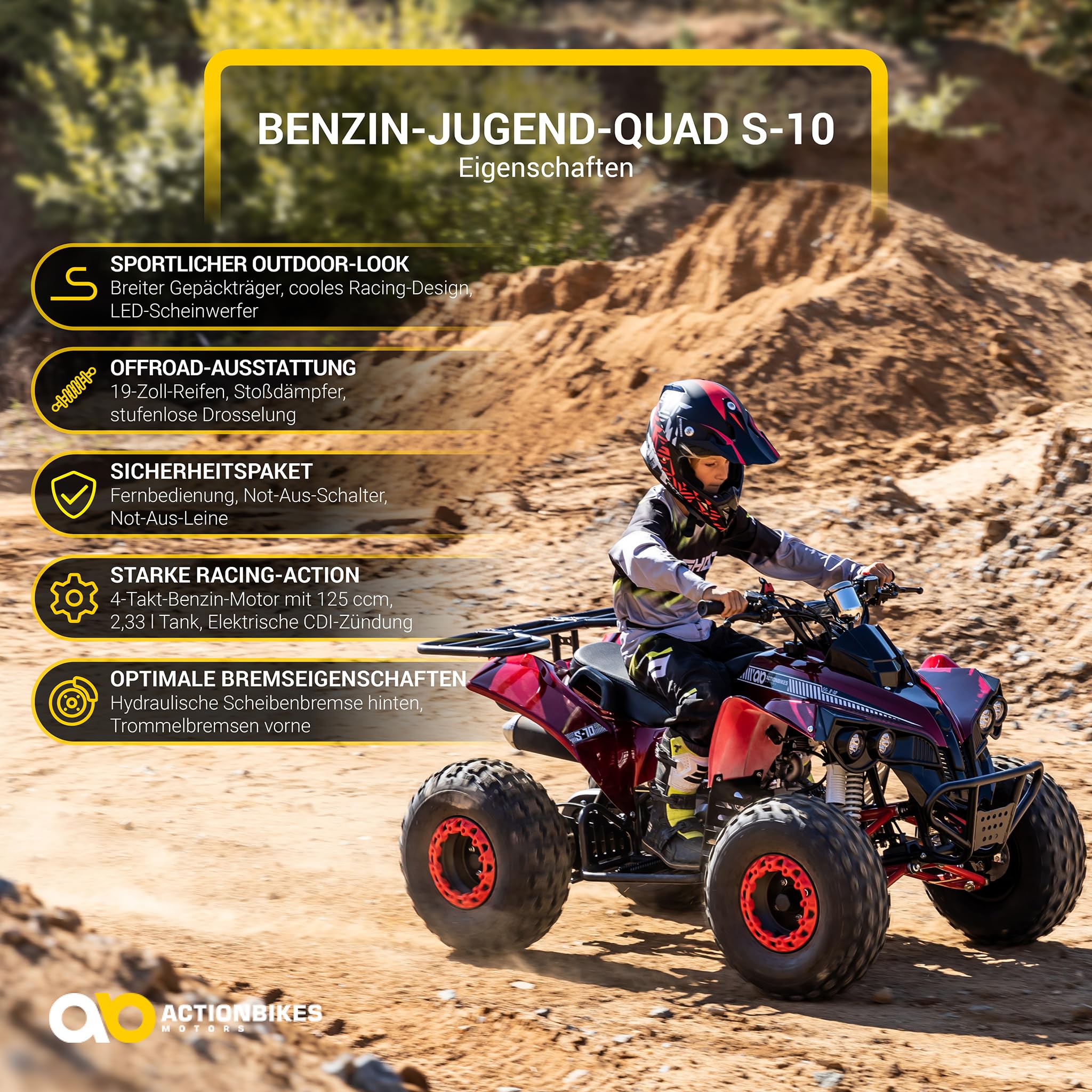 actionbikes-motors-s-10-quad-125ccm-metallic-rot-atv image 2