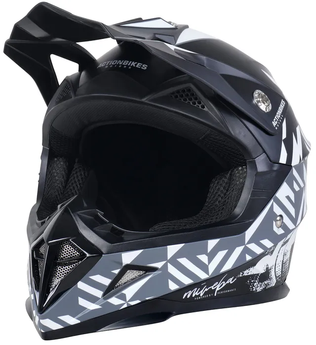 actionbikes-motors-hornet-kinderhelm-cross-schwarz-xs-53-54-cm image 1