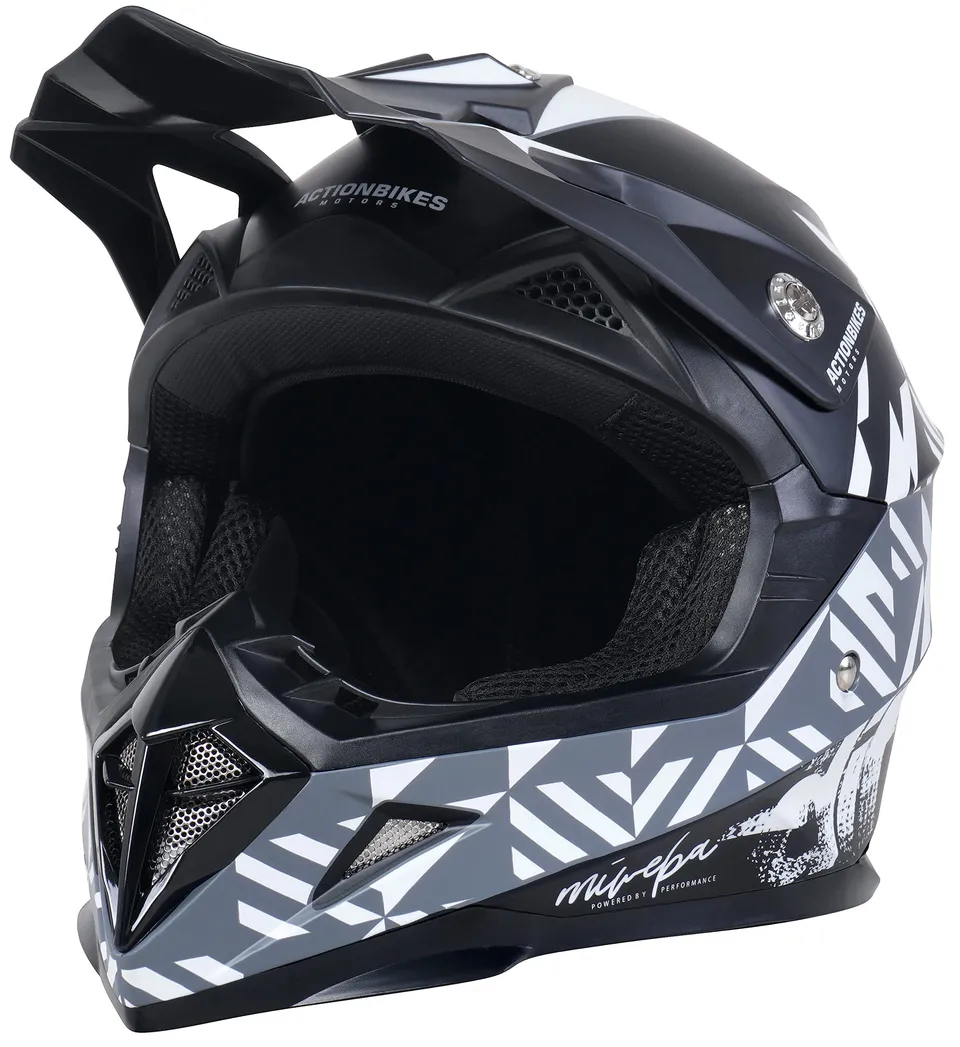 actionbikes-motors-hornet-kinderhelm-cross-schwarz-xs-53-54-cm image 1