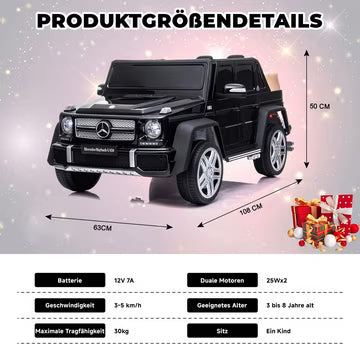 oryxearth-mercedes-maybach-g650-elektroauto-12v-schwarz-3-5-km-h image 6
