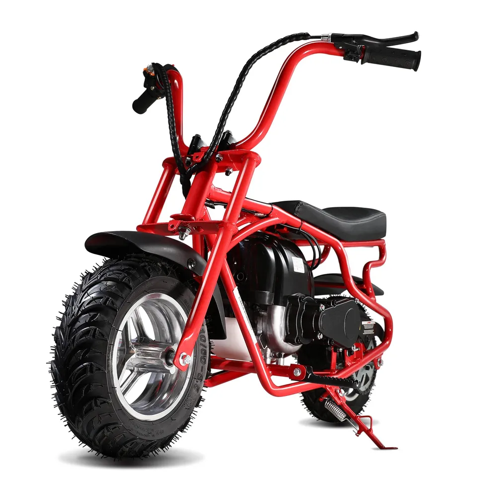oryxearth-gas-mini-bike-dirt-bike-37-7cc-benzin-rot image 1