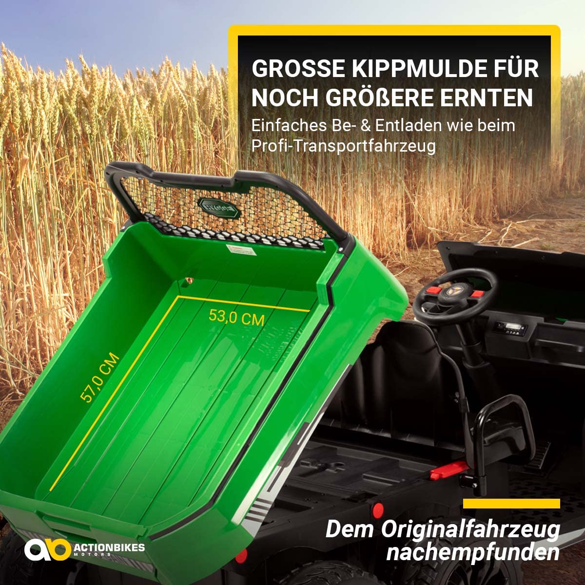 actionbikes-utv-a730-kinderauto-elektro-2-sitzer-gr-n image 7