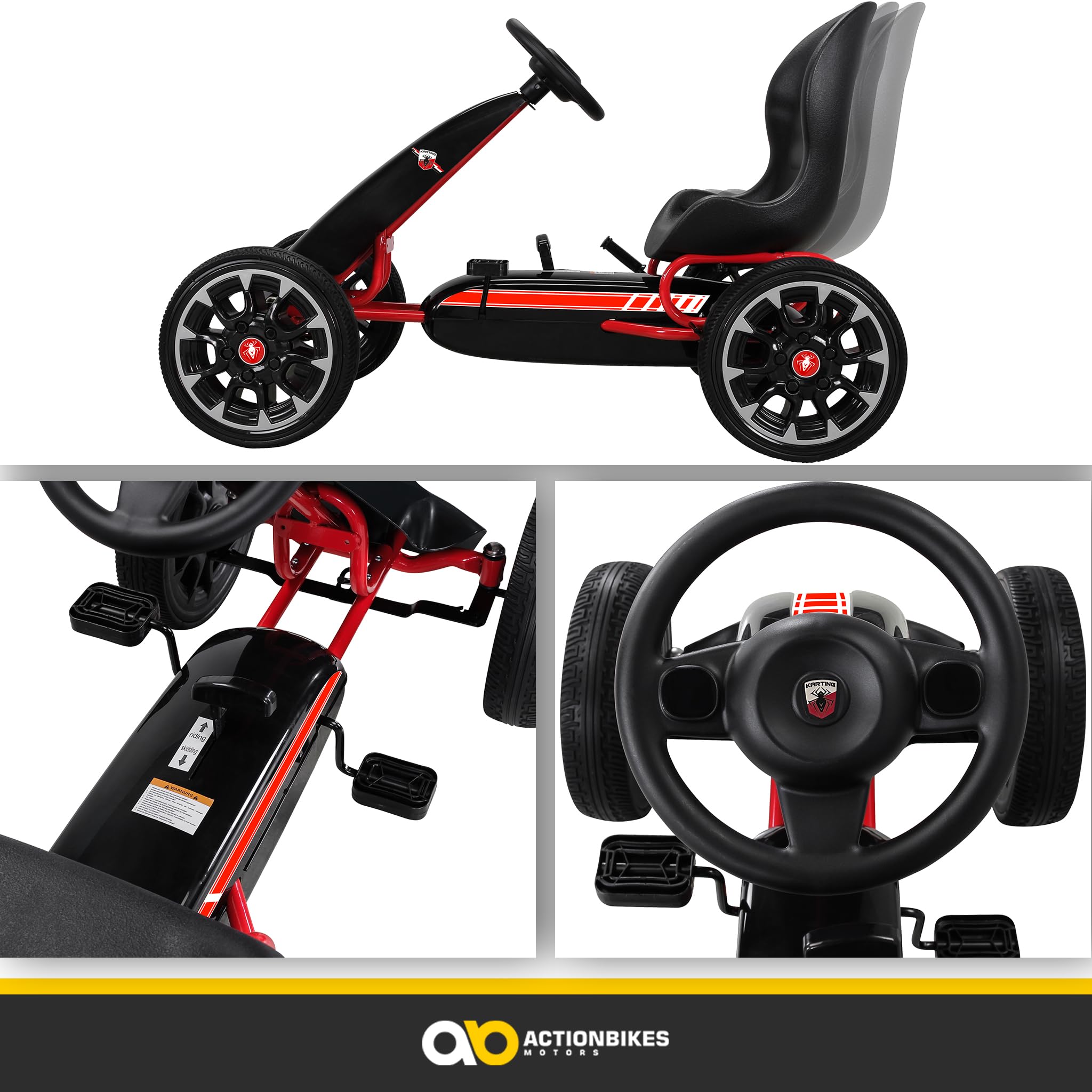 actionbikes-motors-fs-spider-pedal-gokart-schwarz-ab-3-jahre image 8