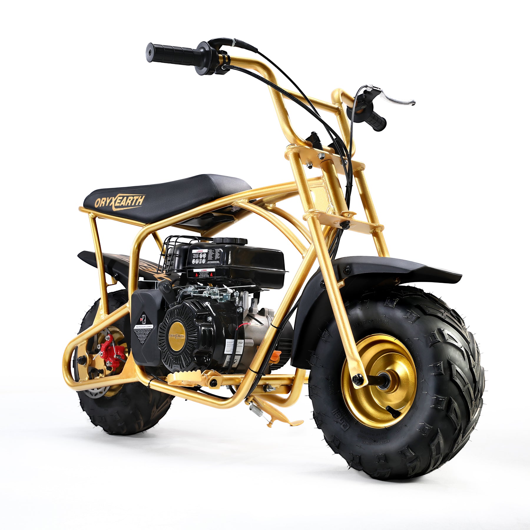 oryxearth-gas-mini-bike-brm100-1-minibike-99ccm-gold-220lbs image 1