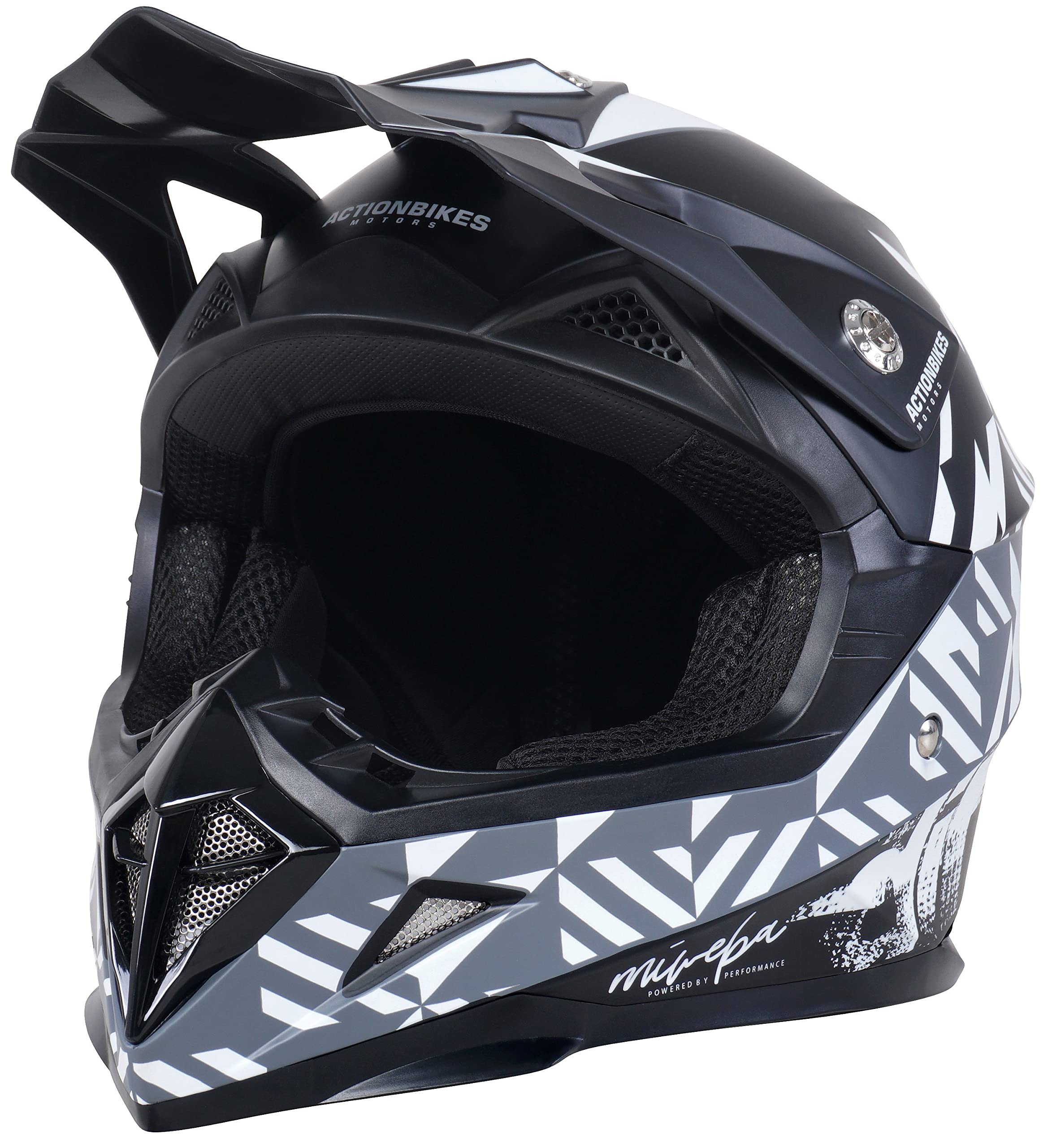 actionbikes-motors-hornet-kinderhelm-cross-schwarz-xs-53-54-cm image 1