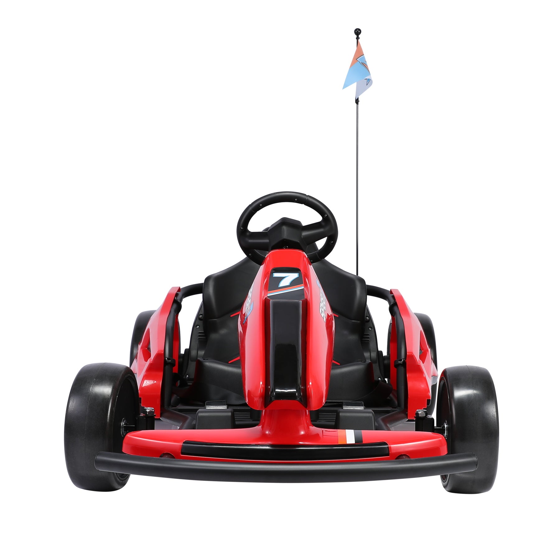 oryxearth-go-kart-kinderfahrzeug-12v-elektro-rot image 4