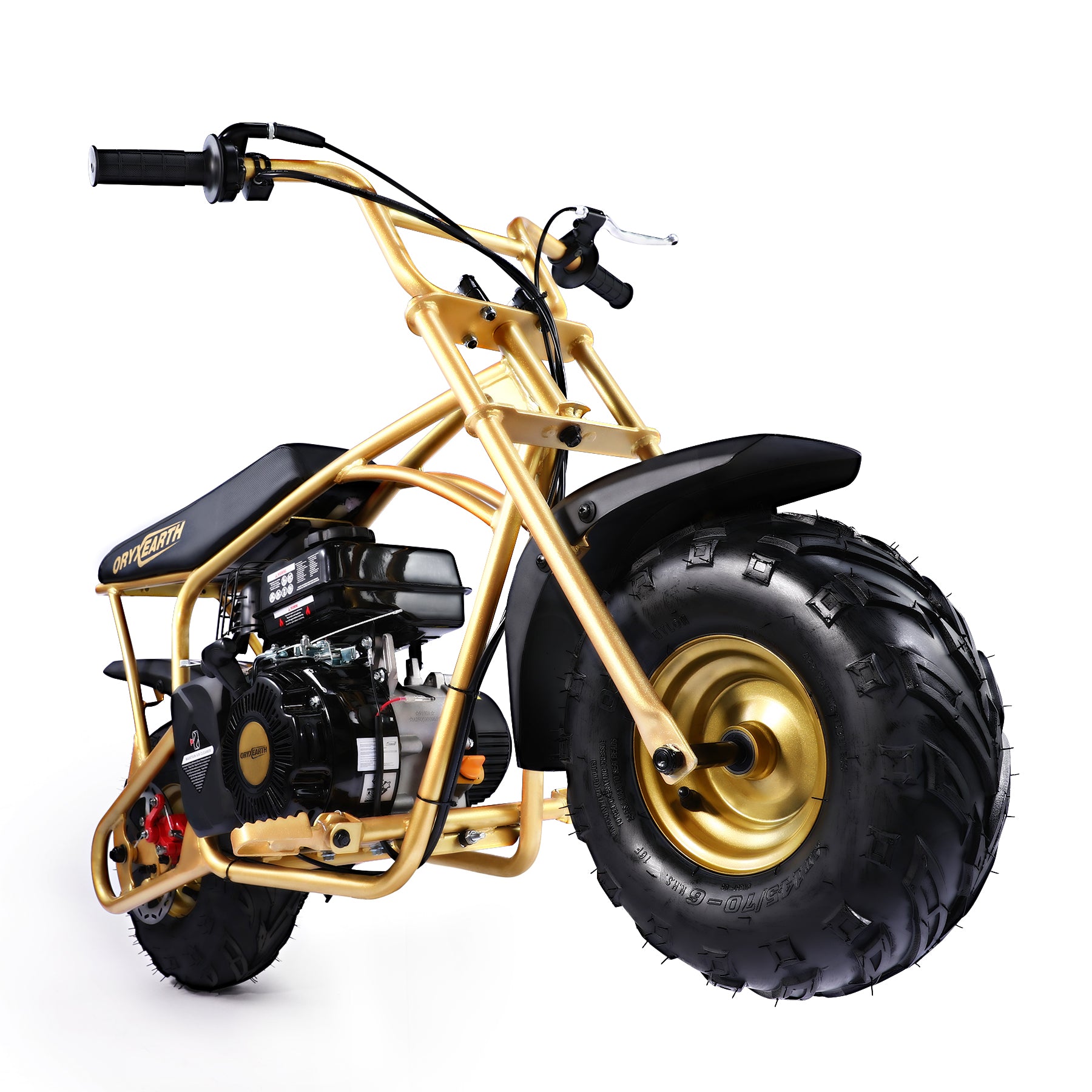 oryxearth-gas-mini-bike-brm100-1-minibike-99ccm-gold-220lbs image 7