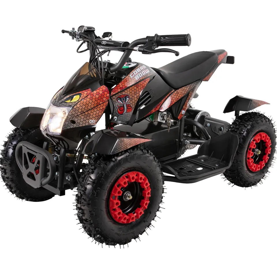 actionbikes-cobra-kinderquad-elektro-800w-schwarz-rot-24km-h image 1