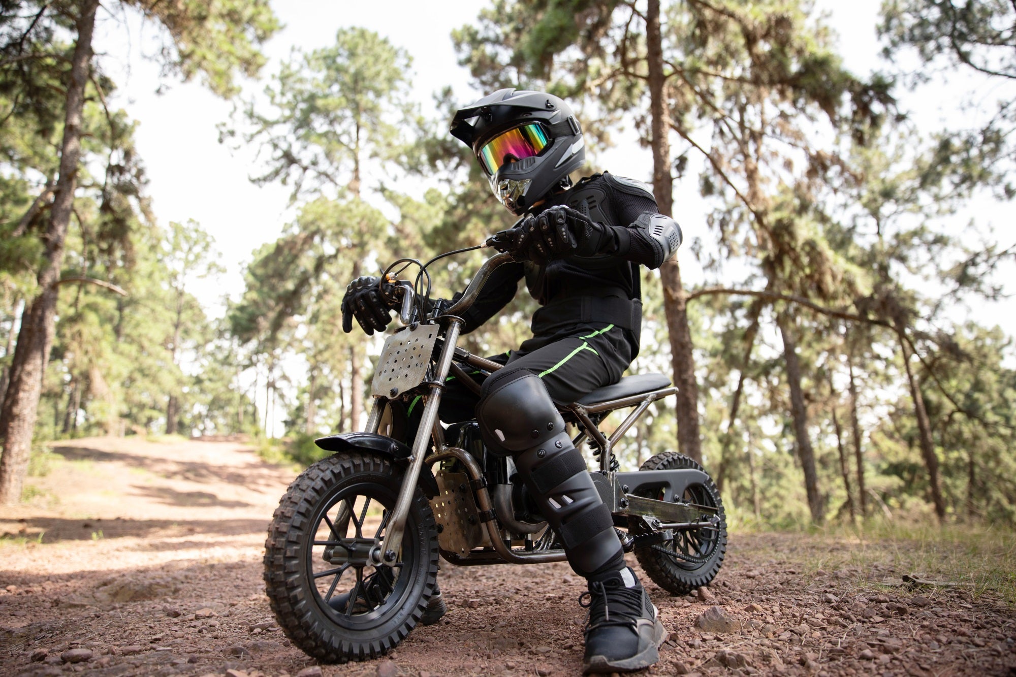 oryxearth-37-7cc-mini-dirt-bike-benziner-rot-plus-4-takt image 4