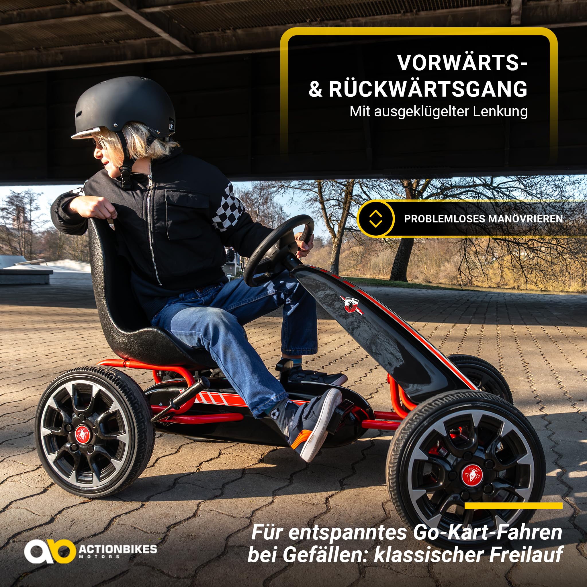 actionbikes-motors-fs-spider-pedal-gokart-schwarz-ab-3-jahre image 4