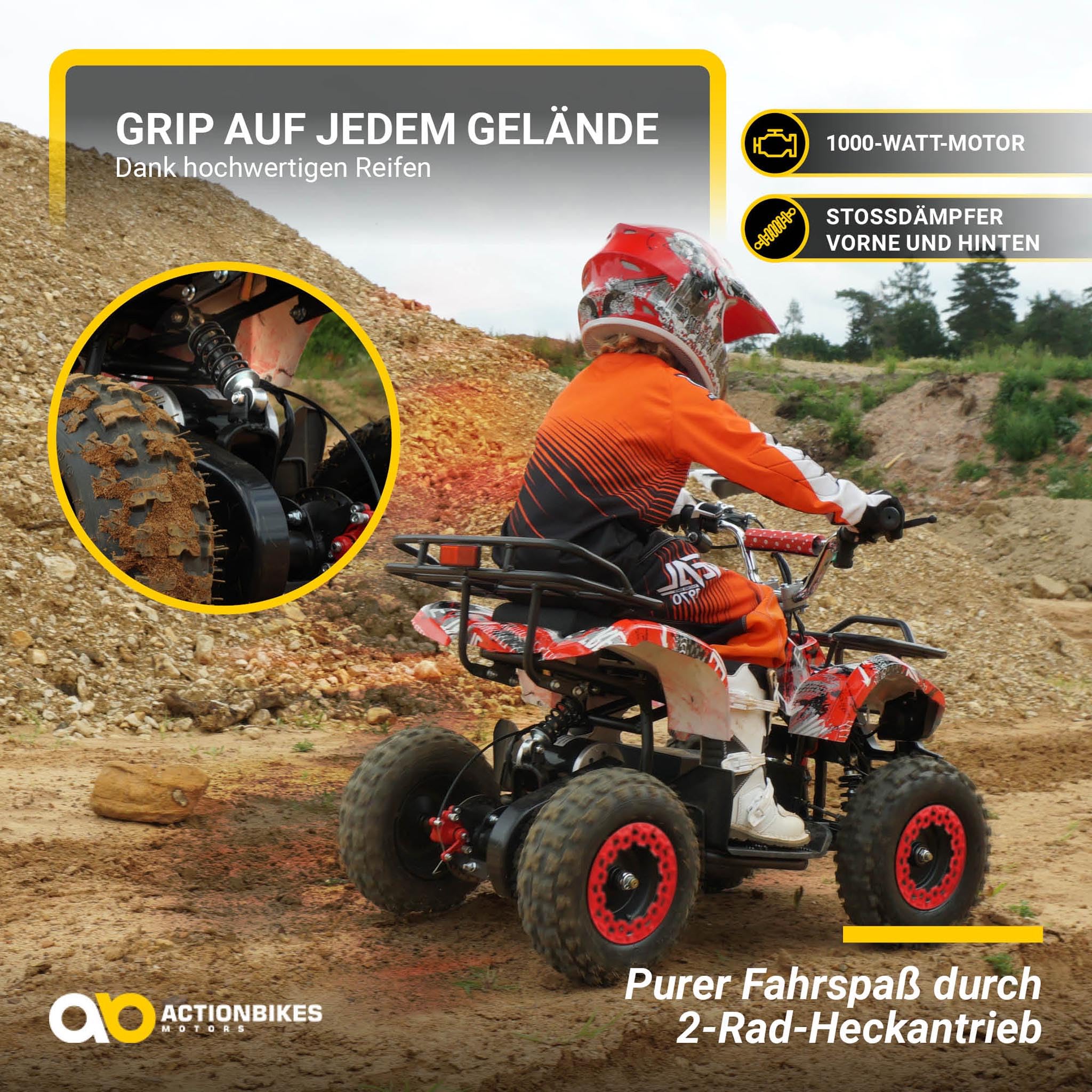 actionbikes-torino-kinderquad-elektro-1000w-schwarz image 8