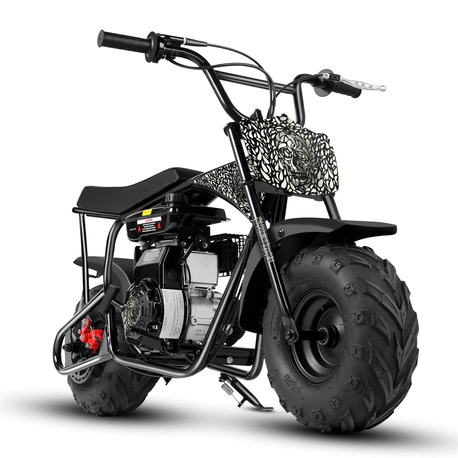 oryxearth-gas-mini-bike-105cc-benzin-rot-basic image 8