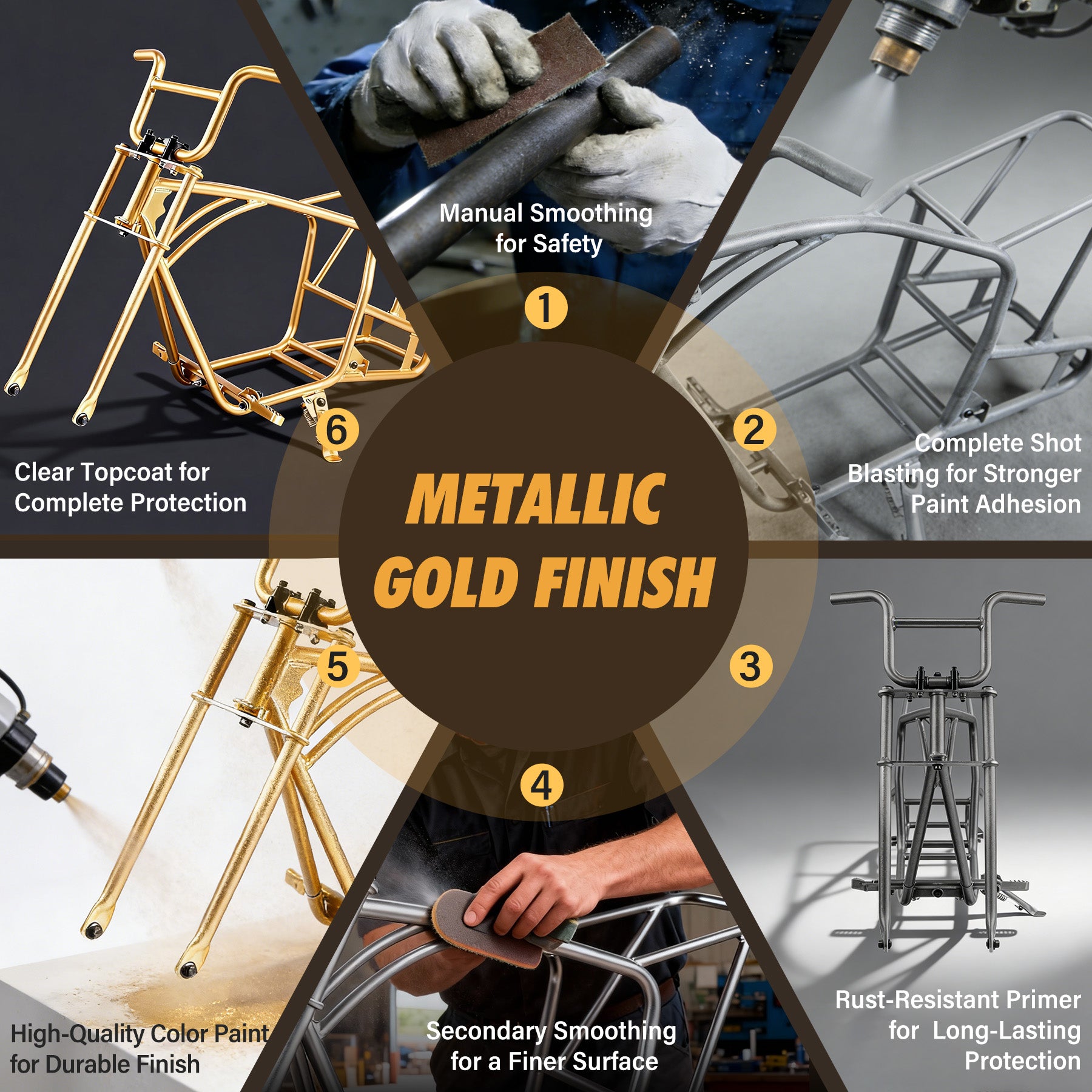 oryxearth-gas-mini-bike-omg99-minibike-99ccm-gold-4-takt image 3