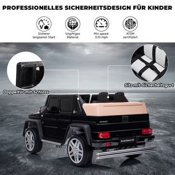 oryxearth-mercedes-maybach-g650-elektroauto-12v-schwarz-3-5-km-h image 5