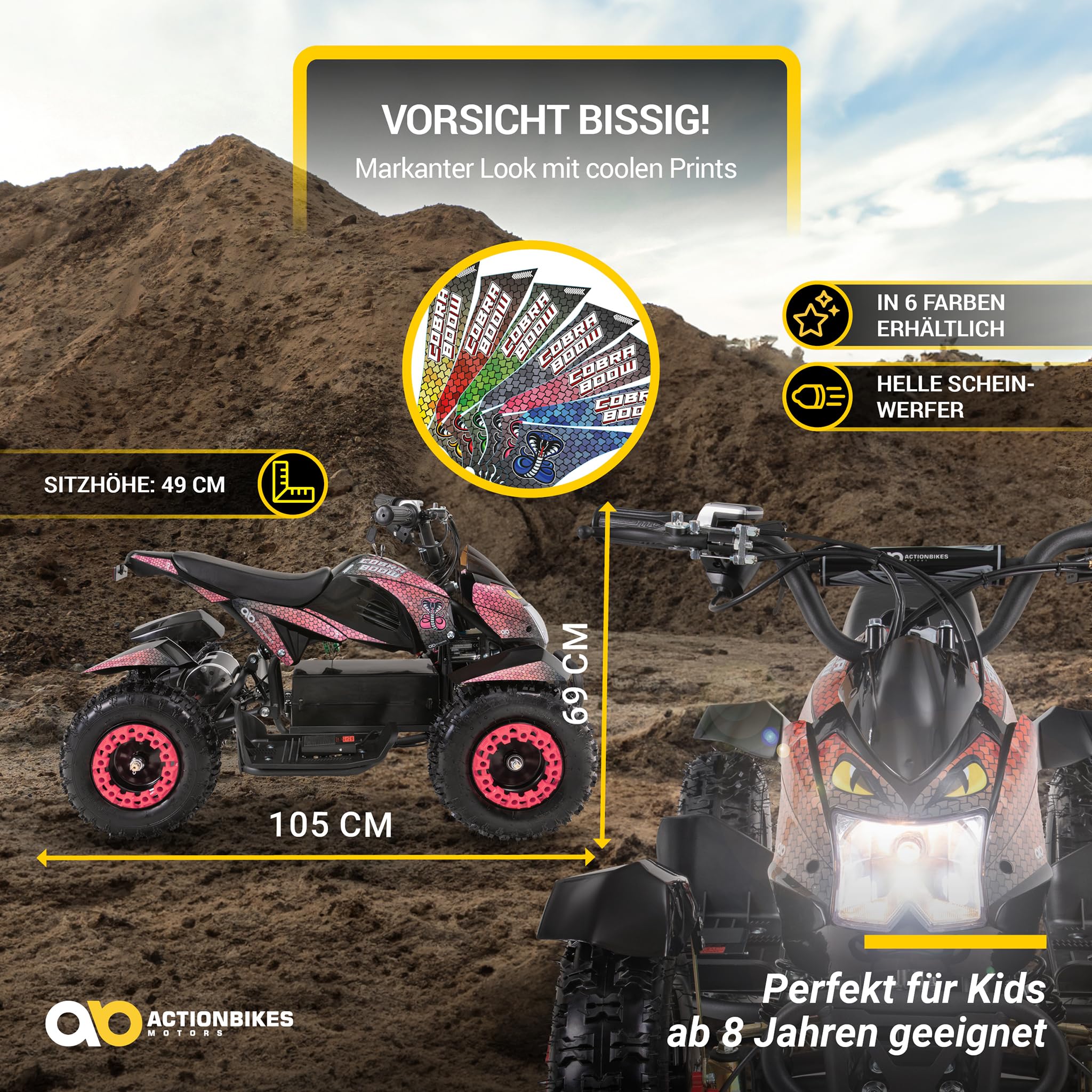 actionbikes-cobra-kinderquad-elektro-800w-schwarz-rot-24km-h image 8