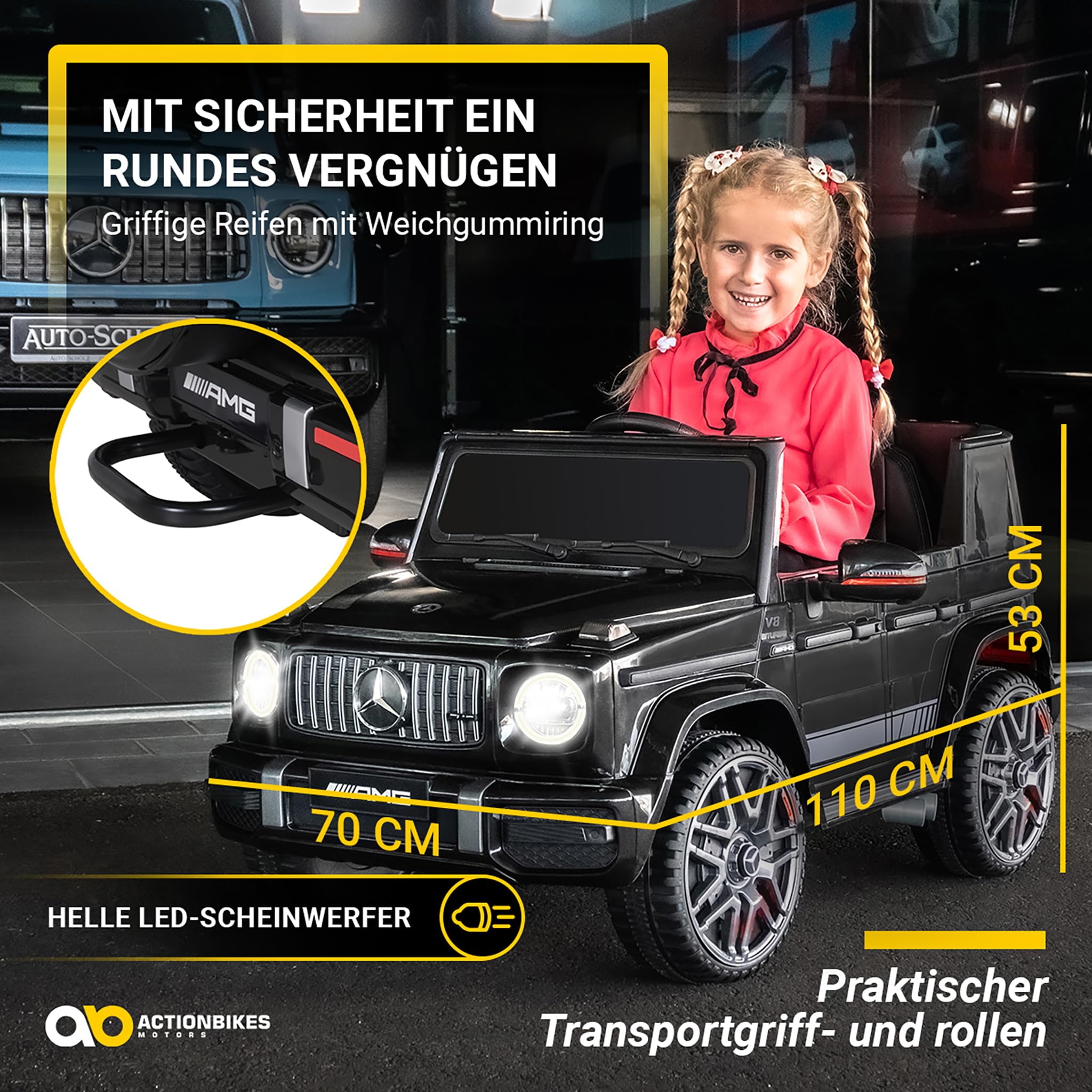 actionbikes-motors-amg-g63-kinder-elektroauto-schwarz-12v image 6