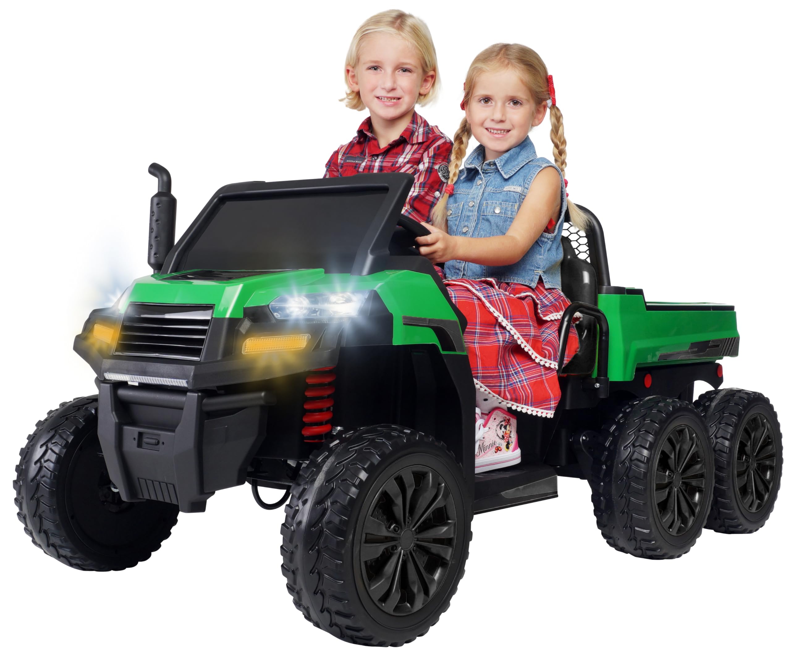 actionbikes-utv-a730-kinderauto-elektro-2-sitzer-gr-n image 1