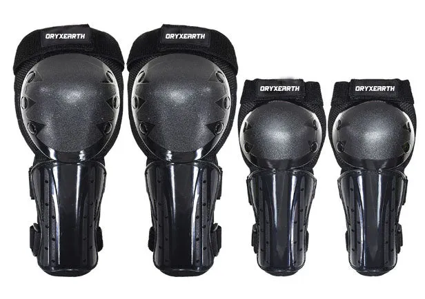 oryxearth-bike-accessories-knie-ellenbogenschoner-set-4tlg-schwarz image 1