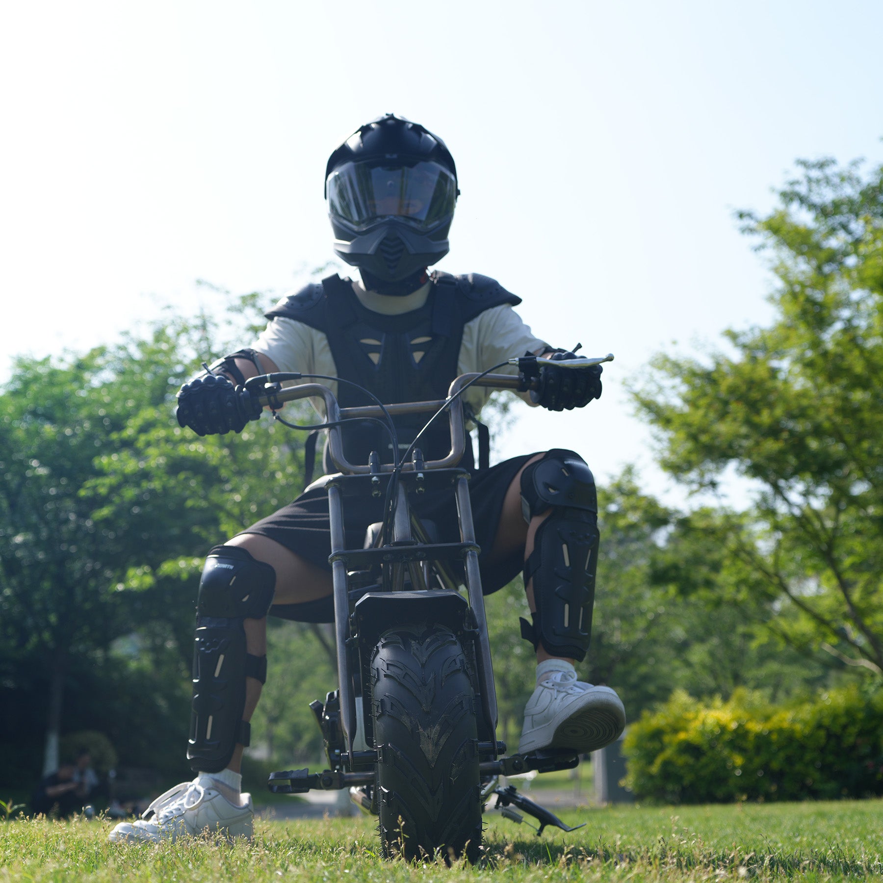 oryxearth-brm100p-1-mini-bike-105ccm-braun-4-takt image 3