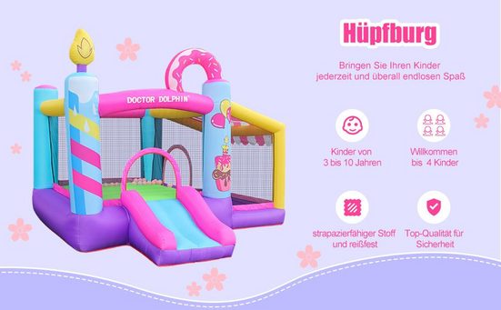 oryxearth-bouncy-castle-h-pfburg-mit-gebl-se-290-cm-f-r-3-kinder image 4