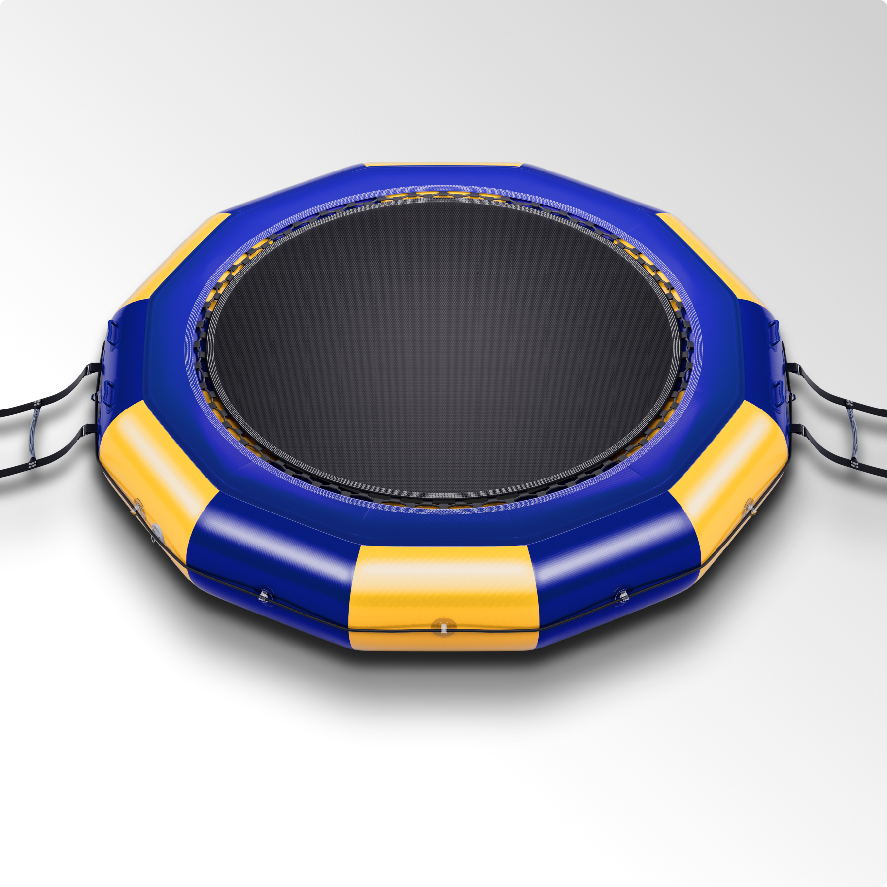 oryxearth-water-fun-wassertrampolin-10ft-gelb-blau-advanced image 1