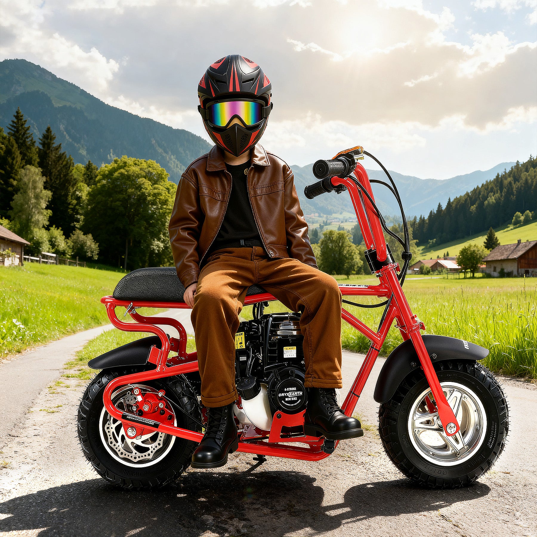oryxearth-om-40-gas-mini-bike-37-7cc-schwarz-basic image 7