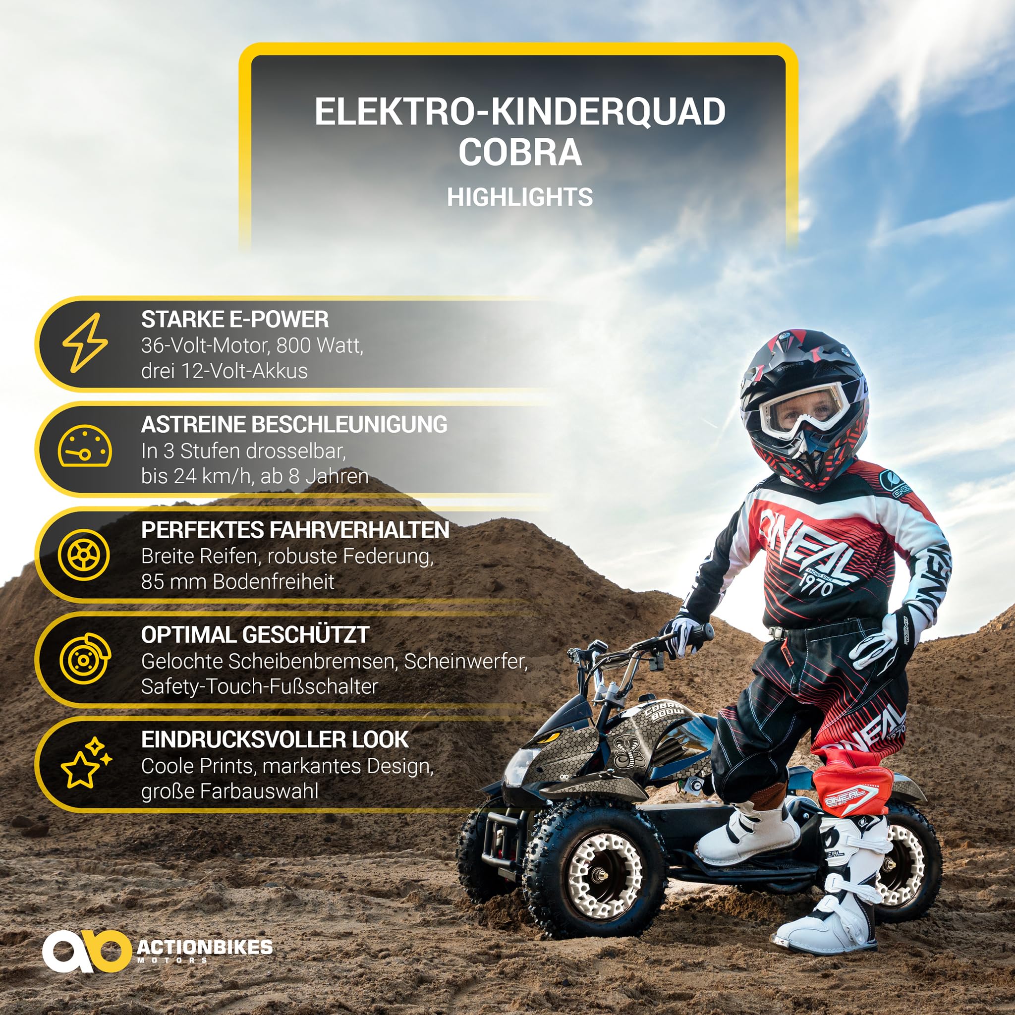 actionbikes-cobra-kinderquad-elektro-800w-schwarz-rot-24km-h image 2