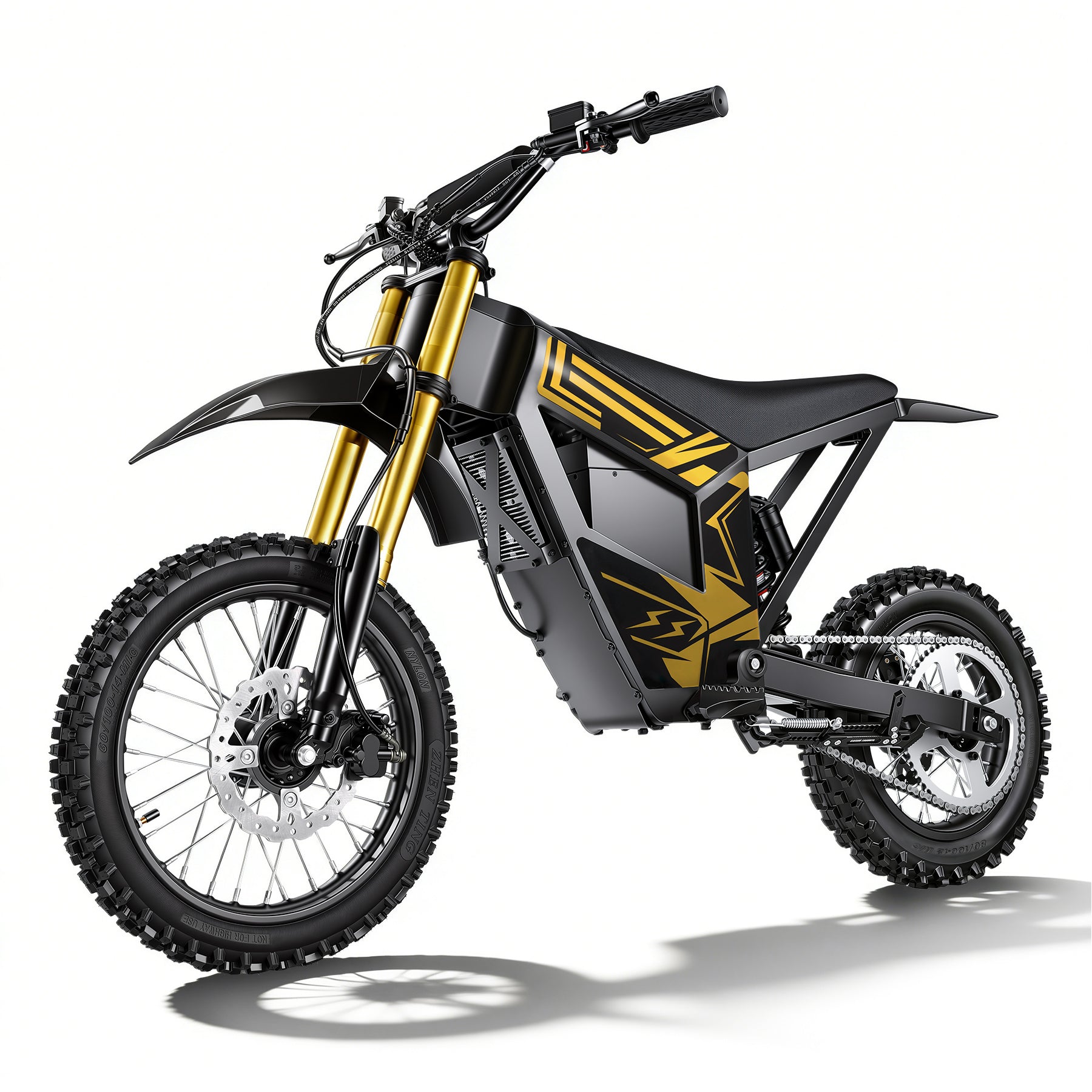 oryxearth-electric-dirt-bike-2500w-elektro-gelb-48v image 1