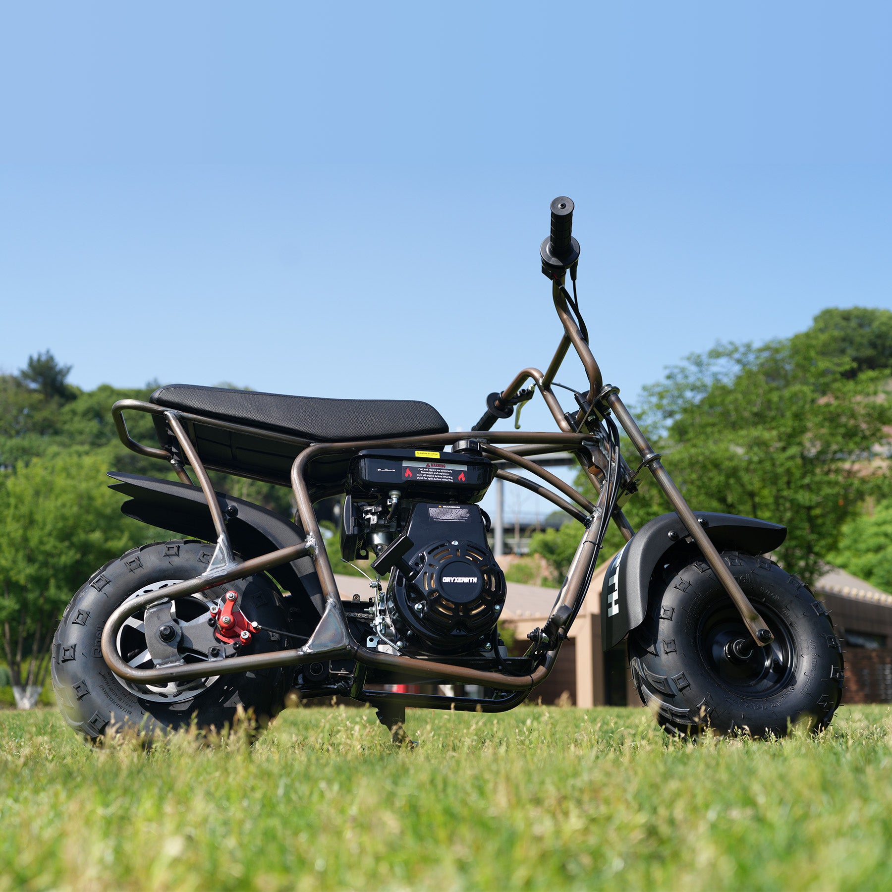 oryxearth-brm100p-1-mini-bike-105ccm-braun-4-takt image 4