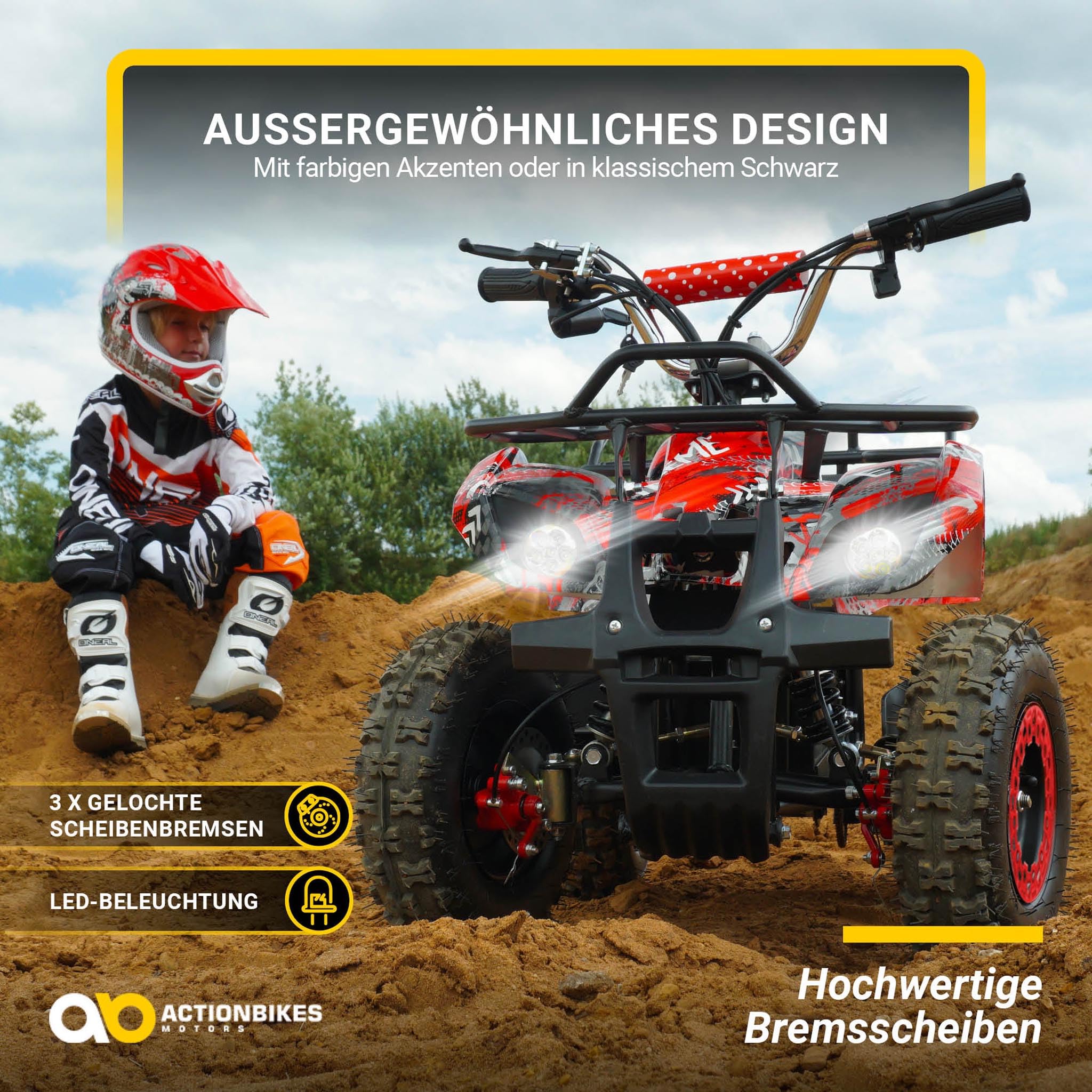 actionbikes-torino-kinderquad-elektro-1000w-schwarz image 6