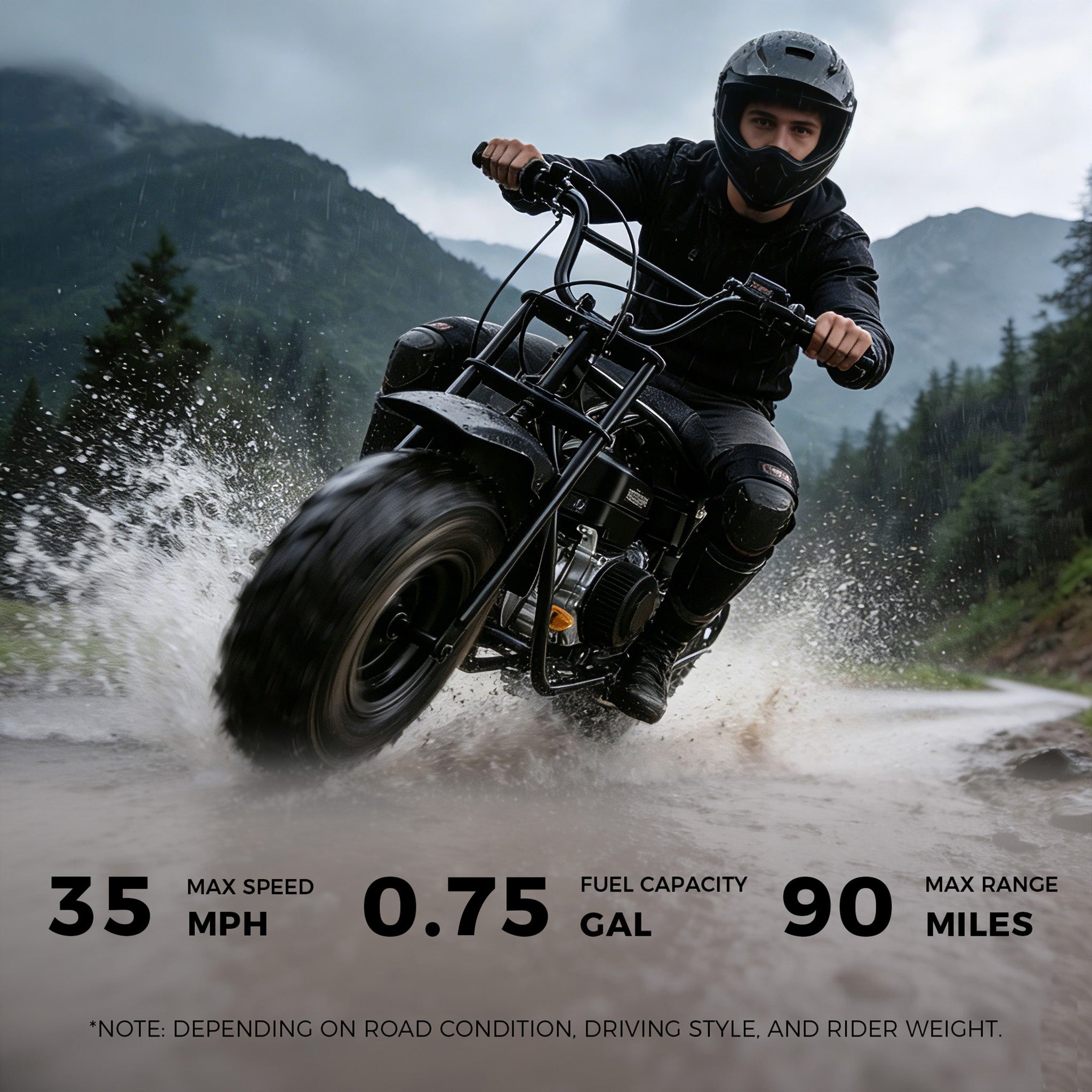oryxearth-brm200-2-minibike-196cc-benzin-basic-56-km-h image 5