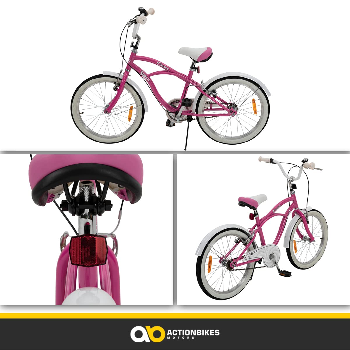 actionbikes-cruiser-kinderfahrrad-20-zoll-rosa-6-9-jahre image 8