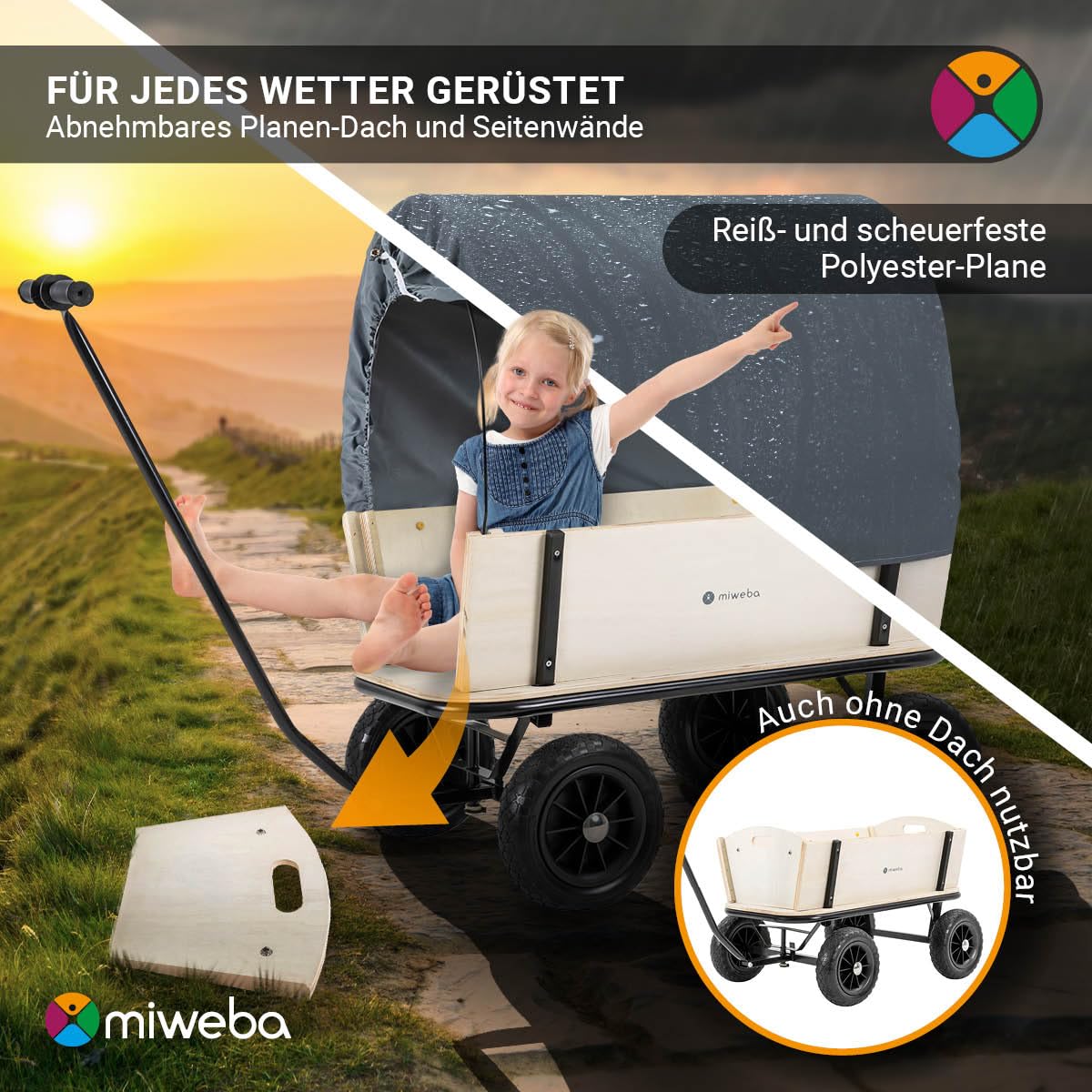 miweba-canvas-bollerwagen-mit-dach-180-kg-holz image 3