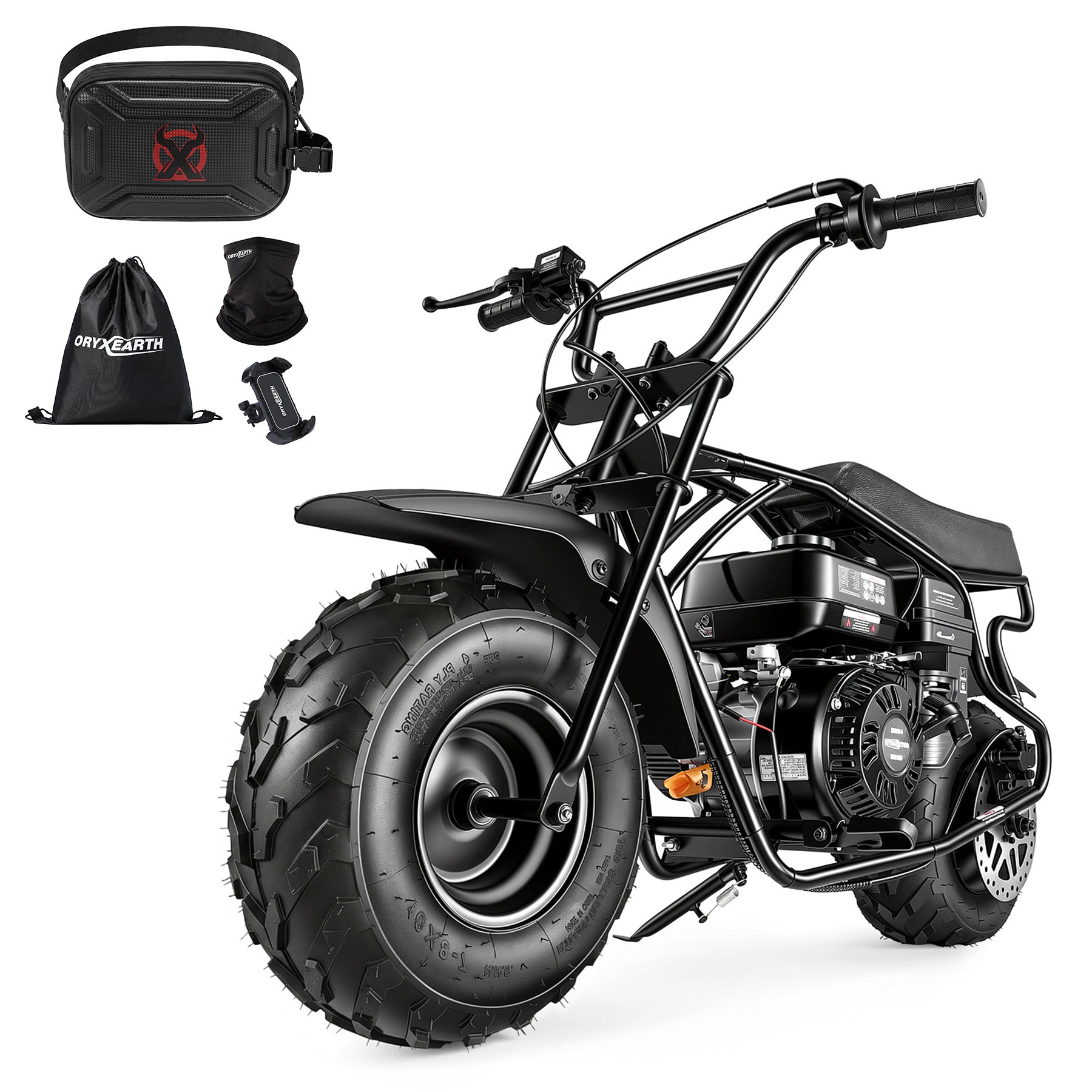 oryxearth-brm200-2-minibike-196cc-benzin-basic-56-km-h image 2