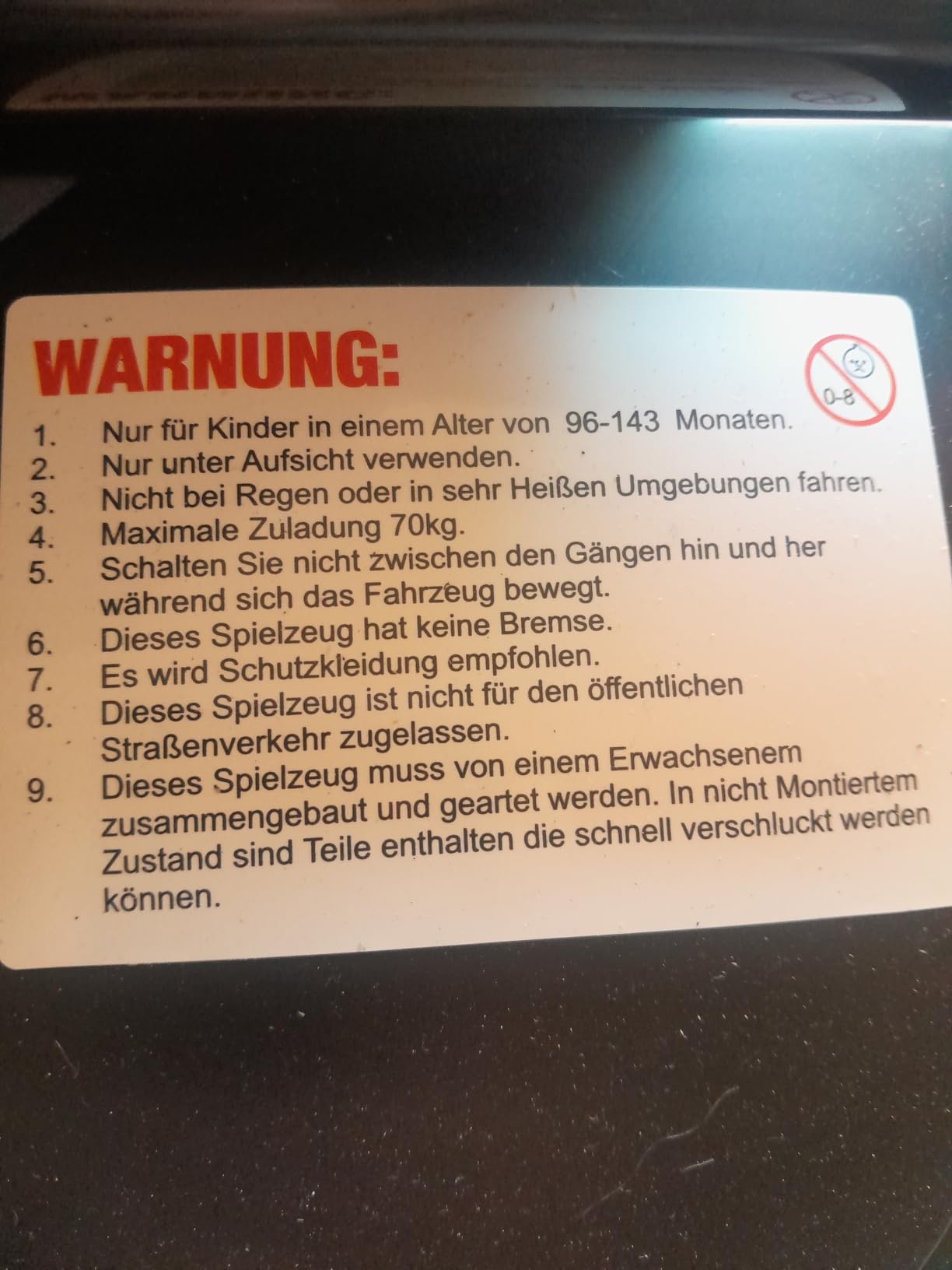 Okay für Kleine