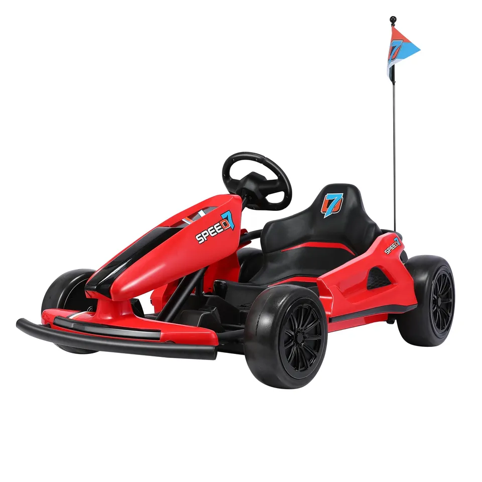 oryxearth-go-kart-kinderfahrzeug-12v-elektro-rot image 1